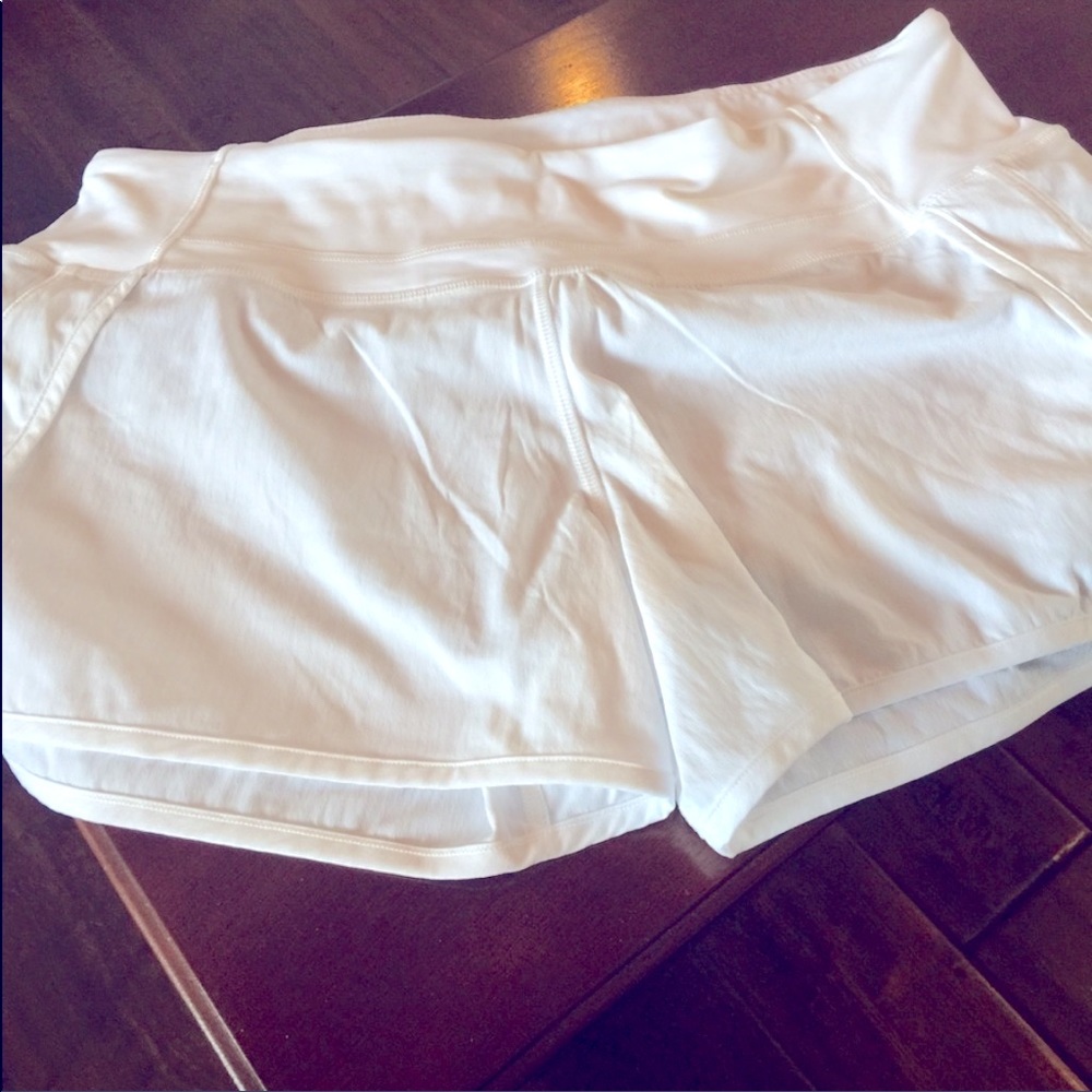 Lululemon white shorts